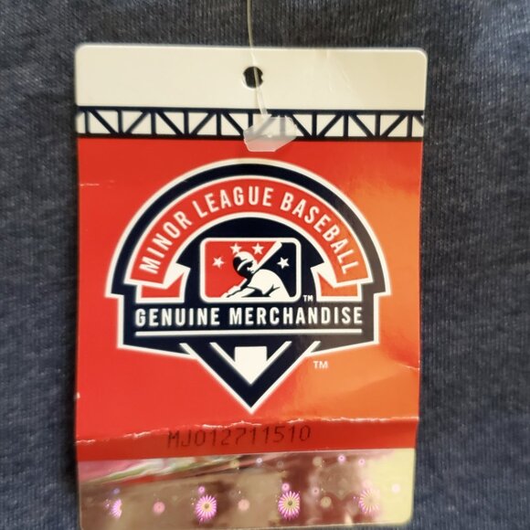 Women’s MiLB Hillsboro Hops T-Shirts Size Small/Petite NWT Heather Blue - Picture 12 of 12